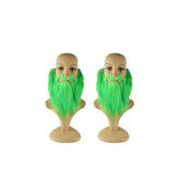 St. Patrick's Day Dekoration Irischer Grüner Bart Grüner Bart Großer Bart Vollbart